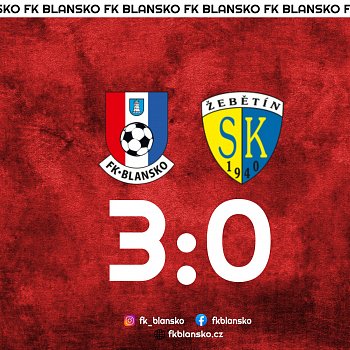 
                                Fotbalisté FK Blansko B porazili mužstvo SK Žebětín 3:0. FOTO: archiv klubu
                                    