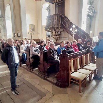 
                                Senioři z Blanska navštívili partnerské město Komárno. FOTO: Zdeněk Lejtnar
                                    