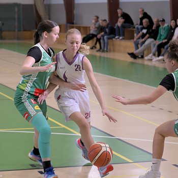 
                                Tým BK Blansko U14 se utkal s družstvem KP Brno. FOTO: archiv klubu
                                    