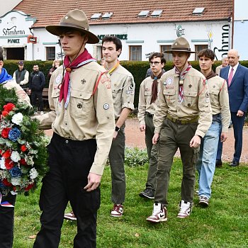 
                                Blansko s připomnělo Den vzniku samostatného československého státu. FOTO: Michal Záboj
                                    