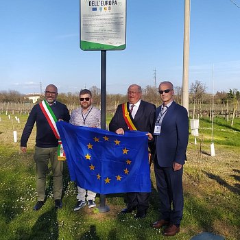 
                                Zástupci Blanska na konci března navštívili partnerské město Scandiano v Itálii. FOTO: Ivo Stejskal
                                    