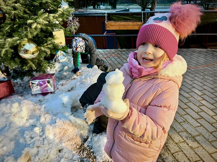 
                                Malí i velcí návštěvníci si užili Sněhovou adventní neděli na Myslivně. FOTO: archiv pořadatelů
                                    