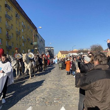 
                                 Nedělní historický průvod sv. Martina. FOTO: Pavla Komárková 
                                    