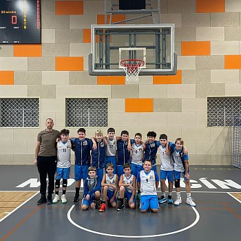 
                                Blanenští basketbalisté U13 sehráli poprvé v sezoně turnaj nadregionální ligy v Novém Jičíně. FOTO: archiv klubu
                                    