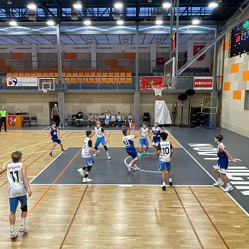 
                                Blanenští basketbalisté U13 sehráli poprvé v sezoně turnaj nadregionální ligy v Novém Jičíně. FOTO: archiv klubu
                                    