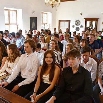 
                                Město ocenilo nejlepší žáky devátých tříd blanenských základních škol. FOTO: Michal Záboj
                                    