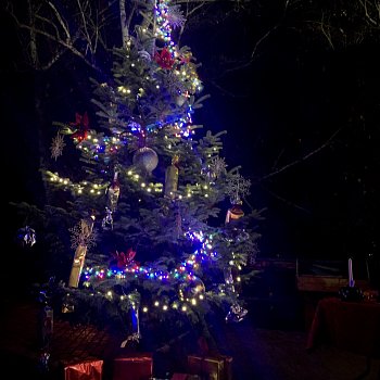 
                                Rozsvícená adventní neděle v restauraci Myslivna. FOTO: archiv restaurace
                                    