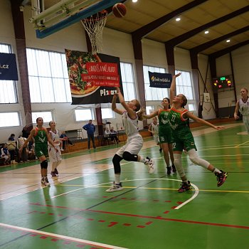 
                                Basketbalistky U13 Basketbalového klubu Blansko porazily tým Žabiny Brno. FOTO: archiv pořadatelů
                                    