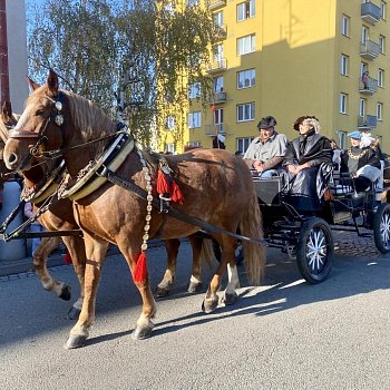 
                                 Nedělní historický průvod sv. Martina. FOTO: Pavla Komárková 
                                    