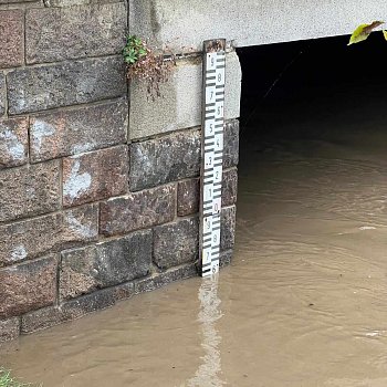  Připomenutí povodňové situace v Blansku. FOTO: archiv města