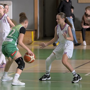 
                                Tým BK Blansko U14 se utkal s družstvem KP Brno. FOTO: archiv klubu
                                    