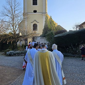 
                                Neděli zahájila Slavnostní poutní mše svatá v kostele sv. Martina. FOTO: Vendula Zachovalová
                                    