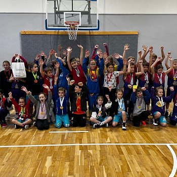 
                                Basketbalisté U10 BBK Blansko se zúčastnili utkání začínajících basketbalistů. FOTO: archiv pořadatelů
                                    