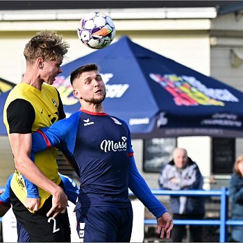 
                                Fotbalisté FK Blansko porazili Rosice 3:1. FOTO: Josef Kratochvil
                                    