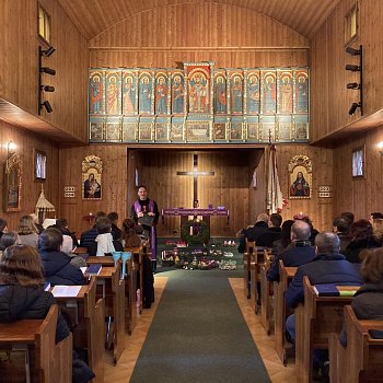 
                                Začátek adventu v dřevěném kostele. FOTO: archiv ČsCH Blansko
                                    