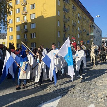 
                                 Nedělní historický průvod sv. Martina. FOTO: Pavla Komárková 
                                    