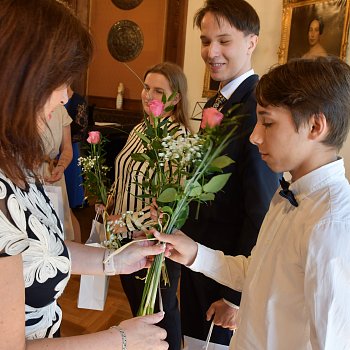 
                                Město ocenilo nejlepší žáky devátých tříd blanenských základních škol. FOTO: Michal Záboj
                                    