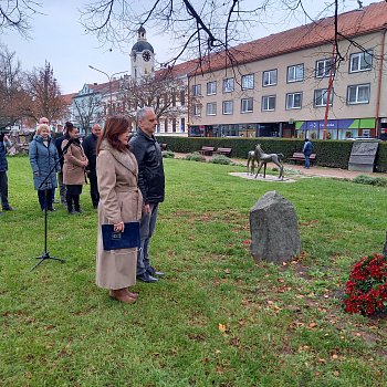 
                                Představitelé města si připomněli události spojené se 17. listopadem. FOTO: Sabina Pavloušková
                                    