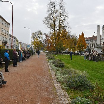 
                                Blansko s připomnělo Den vzniku samostatného československého státu. FOTO: Michal Záboj
                                    