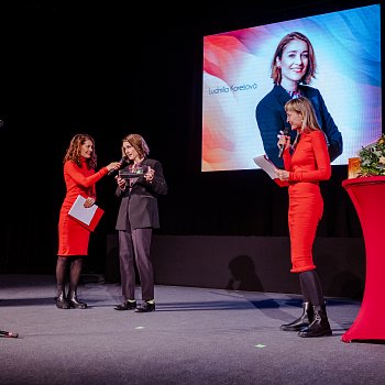 
                                Ocenění v kategorii Blanenská osobnost – Ochrana životní prostředí a humanita získala zakladatelka Žabí hlídky Ludmila Korešová. FOTO: Michaela Buchtová
                                    