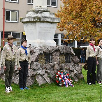 
                                Blansko s připomnělo Den vzniku samostatného československého státu. FOTO: Michal Záboj
                                    