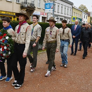 
                                Blansko s připomnělo Den vzniku samostatného československého státu. FOTO: Michal Záboj
                                    