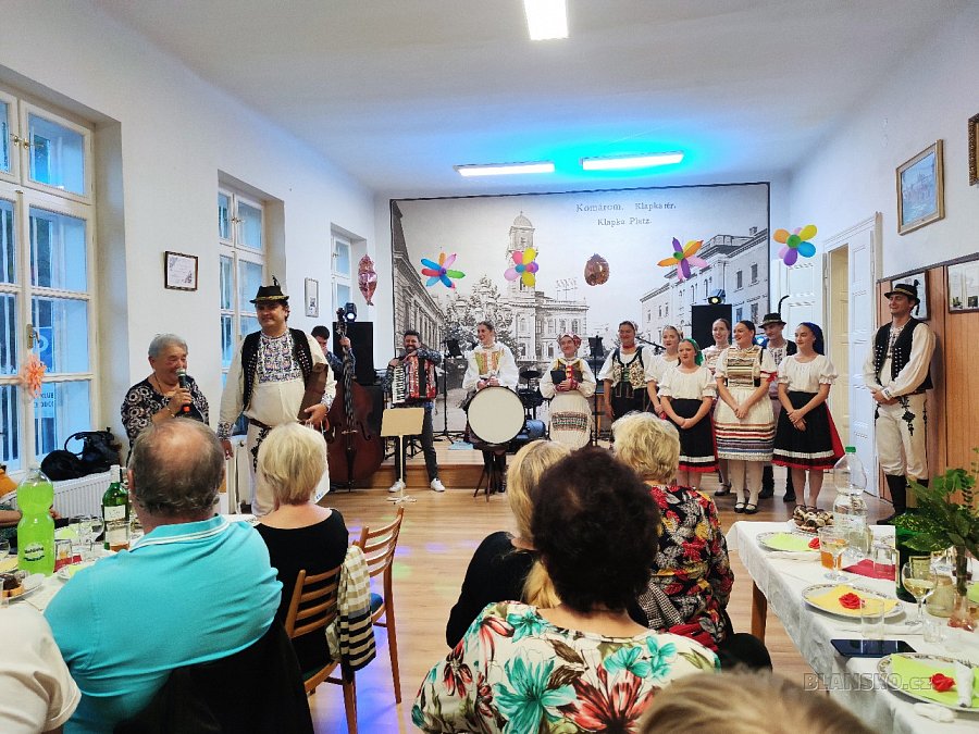 
                                Senioři z Blanska navštívili partnerské město Komárno. FOTO: Zdeněk Lejtnar
                                    