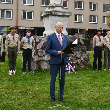 
                                Blansko s připomnělo Den vzniku samostatného československého státu. FOTO: Michal Záboj
                                    