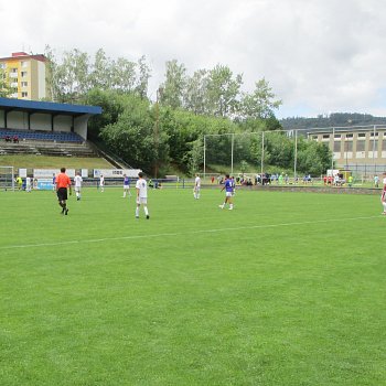 
                                Na hřišti v Údolní ulici se v sobotu 22. června odehrál 5. ročník Mezinárodního turnaje mladších žáků v kopané. FOTO: Karel Ťoupek
                                    