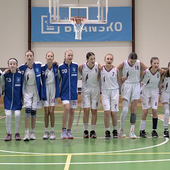 
                                Tým BK Blansko U14 se utkal s družstvem KP Brno. FOTO: archiv klubu
                                    