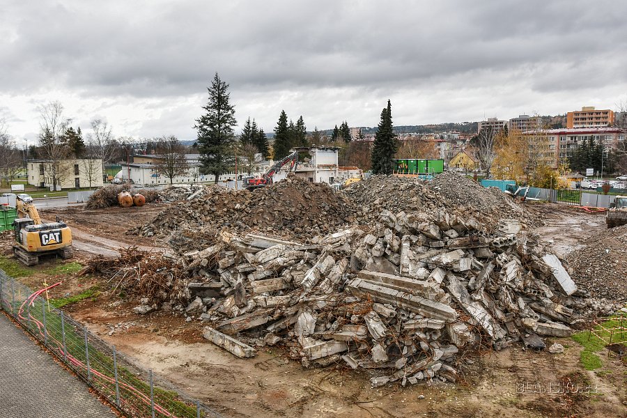 
                                Demolice bývalých lázní. FOTO: Michal Záboj
                                    