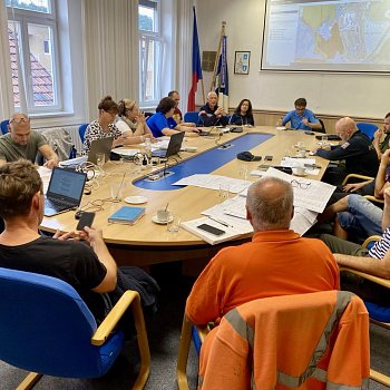  Připomenutí povodňové situace v Blansku. FOTO: archiv města