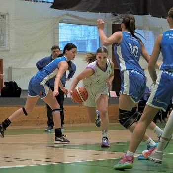 
                                Basketbalistky U14 BK Blansko vybojovaly vítězství. FOTO: archiv pořadatelů
                                    